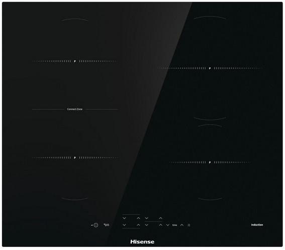 Actual product image Hisense I6433CB7 Black Built-in hob 59.5 cm Induction hob 4 Cooker(s)