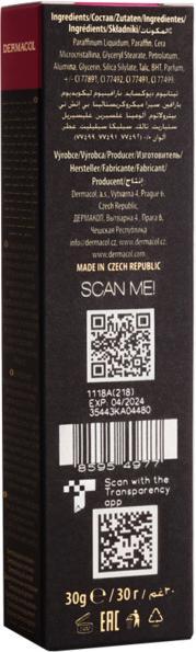 Actual product image Dermacol Make Up Cover (211)