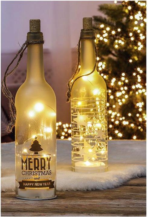 Produktbild Fs-Star Glasflasche mit LED Beleuchtung