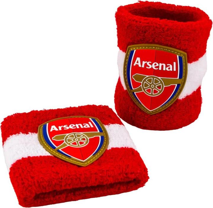 Arsenal FC Baumwolle Armband 2erPack Wappen (100% synthetisches Material)