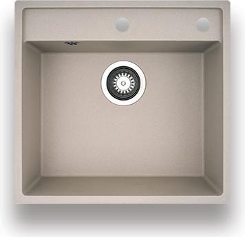 Actual product image Pyramis CAMEA (53x50) 1B granite sink 070007801 sand beige (50 cm, 53 cm)