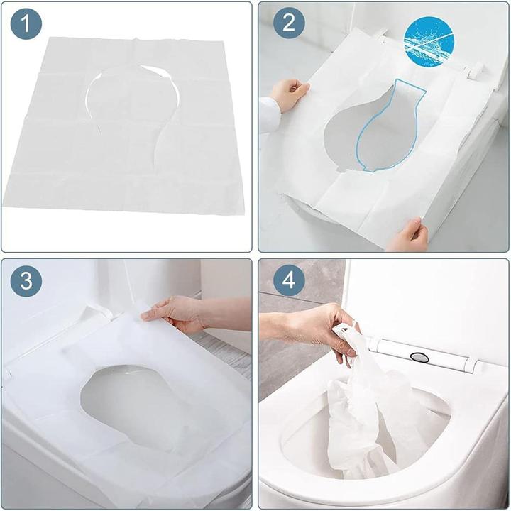 Actual product image ASMI Disposable toilet seat covers
