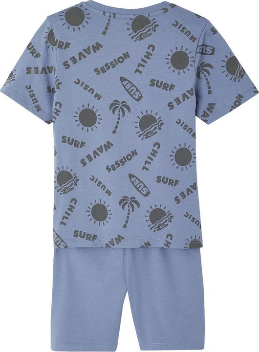 Actual product image Vertbaudet 3er-Pack Jungen Sommer-Schlafanzüge mit Surfer-Prints und Recycling-Baumwolle (110)