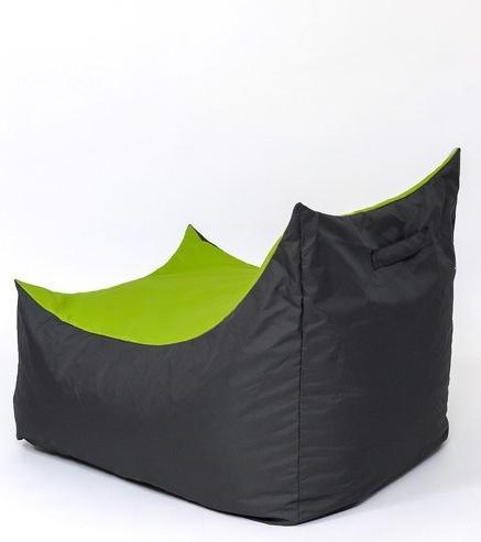 Produktbild Go Gift Sako Tasche pouffe Tron schwarz-grün XXL 140 x 90 cm