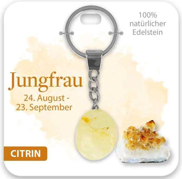 Produktbild BB Klostermannn Schlsselanhnger Edelstein Citrin Jungfrau