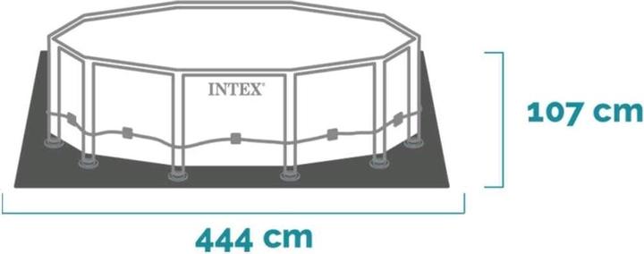 Image du produit Intex ENSEMBLE DE PISCINE PREMIUM 4.27M X 1.07M CLEARVIEW PRISM FRAME - Taille : 427x1 26722NP (427 x 107 cm)