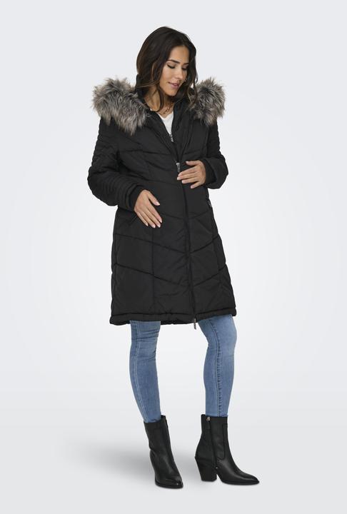 Actual product image Only Maternity Hood Ribbed cuffs Coat Coat (L)