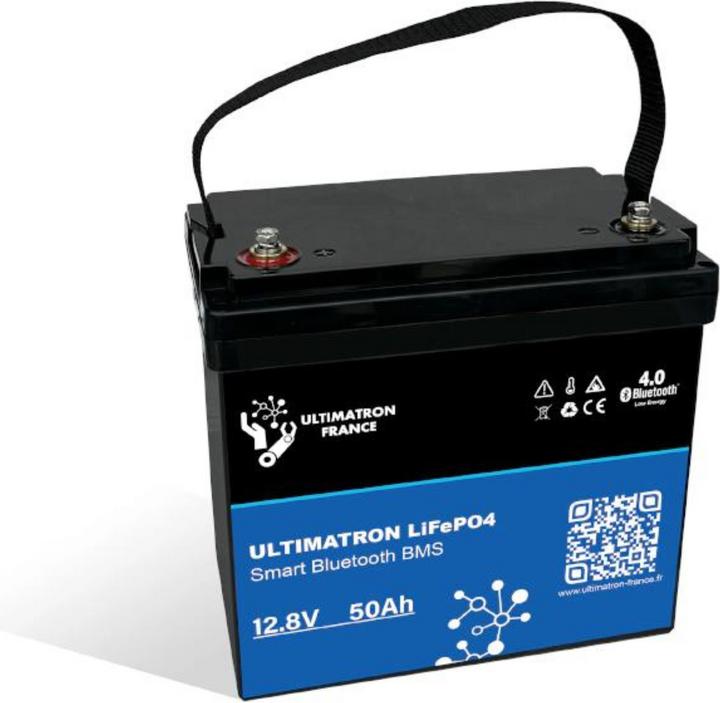 Produktbild Ultimatron UBL-12V-50Ah LiFePO4 Versorgungsbatterie (12 V, 50 Ah)