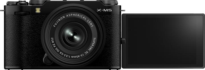 Image du produit Fujifilm X-M5 + Fujinon XC 15-45mm F3.5-5.6 OIS PZ (15 - 45 mm, 26.10 Mpx, APS-C / DX)