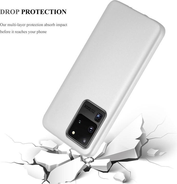 Produktbild Cadorabo TPU Matt Metallic Cover (Samsung Galaxy S20 Ultra)