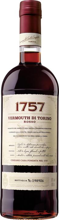 Cinzano 1757 Rosso Vermouth dall'Italia 16% Vol. 1l (16 %, Italia, 1 x 100 cl, Vermut)