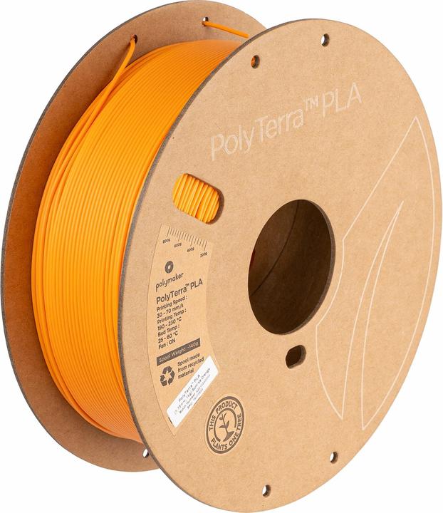 Produktbild Polymaker Polyterra (PLA, 1.75 mm, 1000 g, Orange)