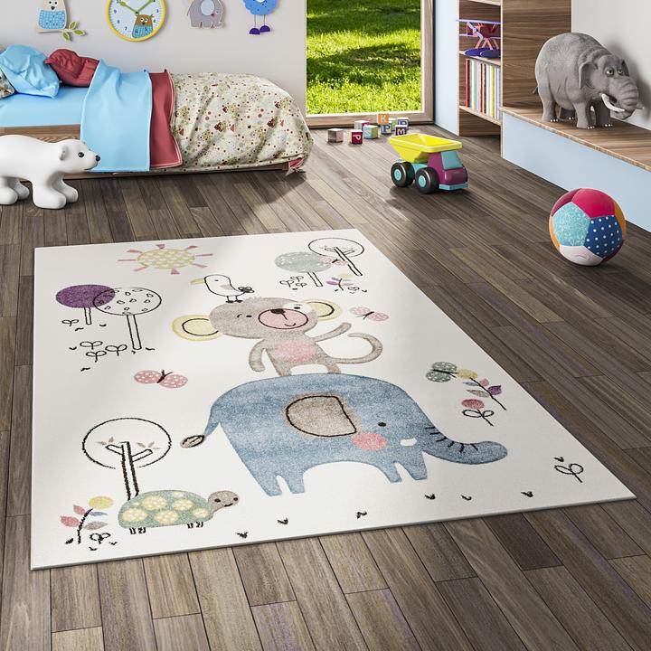 Produktbild Pergamon Kinder Teppich Maui Kids Lustige Tiere (200 x 290 cm)