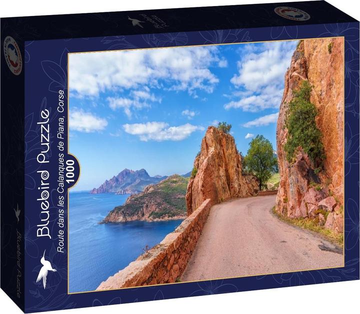 Immagine prodotto Bluebird Puzzle 1000 pezzi Route dans les Calanques de Piana, Corse (1000 pezzi)