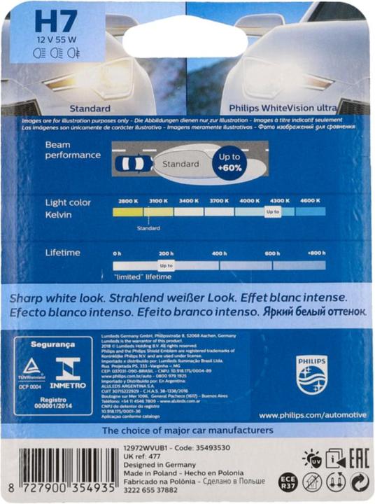 Image du produit Philips WhiteVision ultra (H7)