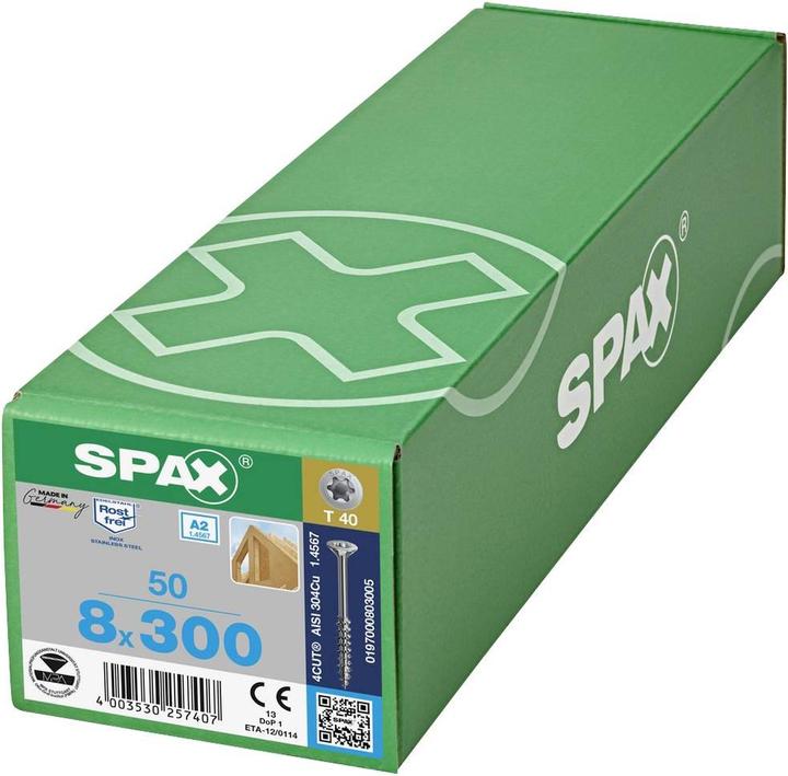 Actual product image Spax Wood construction screws (50 Screws per piece)
