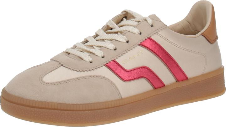 beige/rot