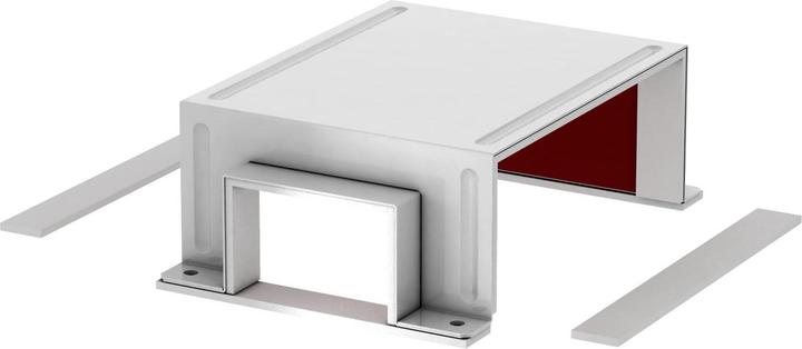 Immagine prodotto OBO Bettermann OBO BSKM-TR 1025RW Ramo a T per montaggio a parete e a soffitto 100x250 bianco puro (25 cm)