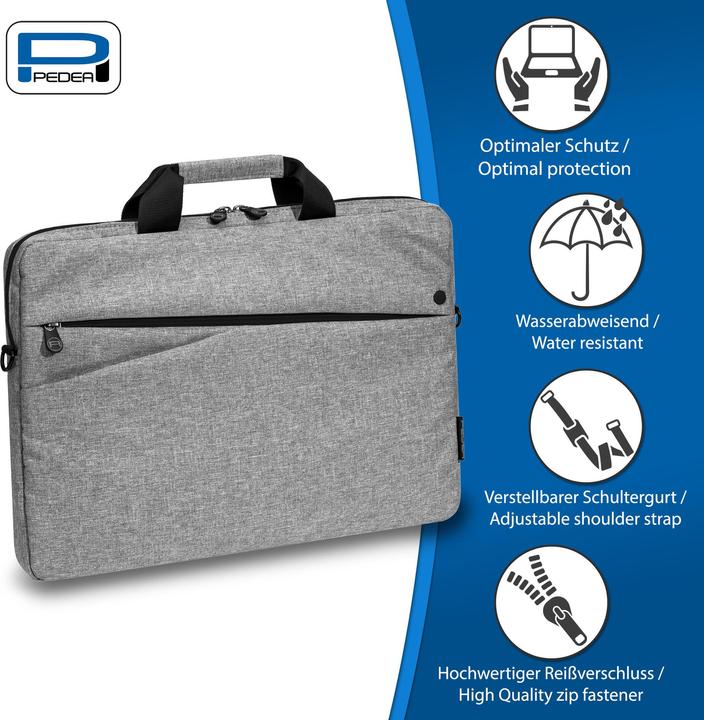 Produktbild Pedea Laptoptasche 15,6 Zoll (39,6cm) FASHION Notebook Umhängetasche mit Schultergurt (15.60", Universal)