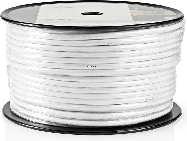 Actual product image Nedis Coaxial cable| KOKA 799| 75 Ohm| Double shielded| Eca| 100.0 m| round| PVC| - K (75 dB, Antenna cable)