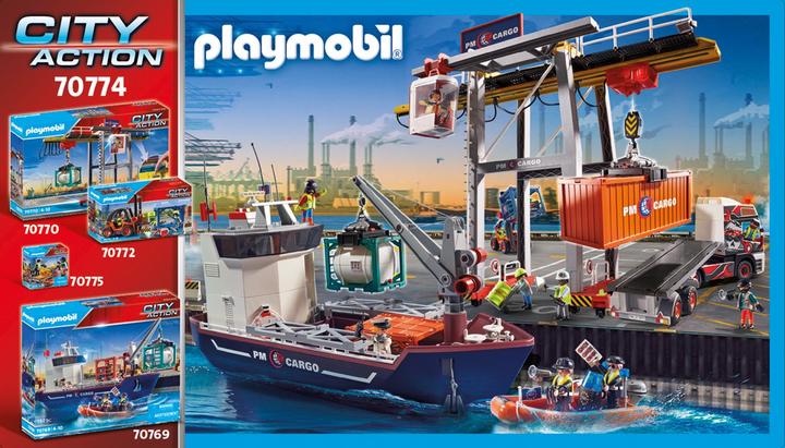 Actual product image Playmobil Container production (70774, Playmobil City Action)