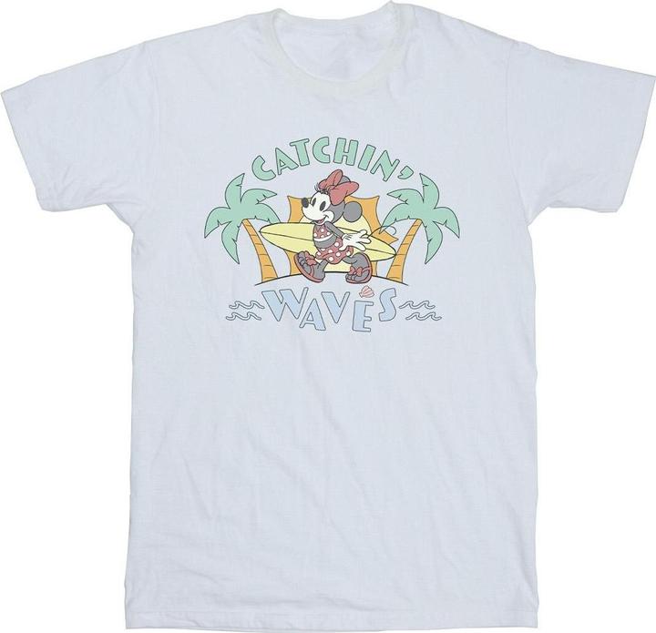 Disney Minnie Mouse Catchin Waves TShirt (S)