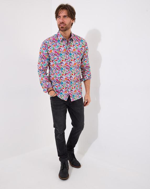 Actual product image Joe Browns Bright Floral Print Long Sleeve Shirt (L)
