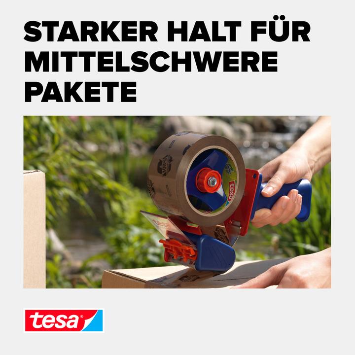 Actual product image tesa tesapack ECO & STRONG packaging tape - environmentally friendly packaging tape made from 100 % (50 mm)