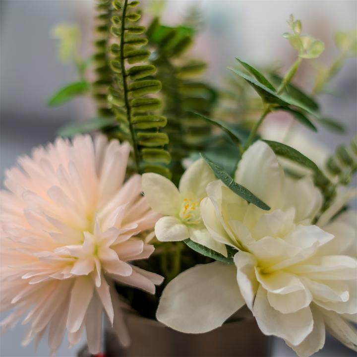 Actual product image NTK-Collection Artificial Flower White Jasmine in Vase (28 cm)