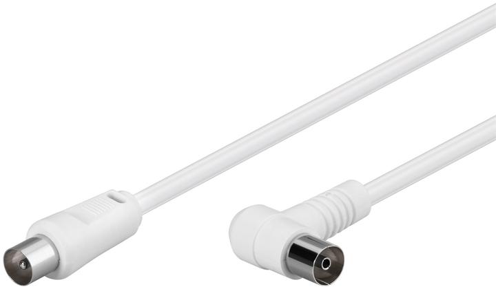 Produktbild Goobay Gewinkeltes Antennenkabel 80 dB, 2x geschirmt (80 dB, Antennenkabel)