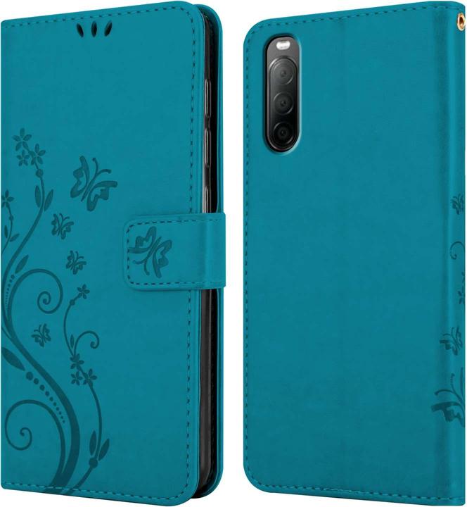 Produktbild Cadorabo Hülle für Sony Xperia 10 II mit Blumen Muster (Sony Xperia 10 II)