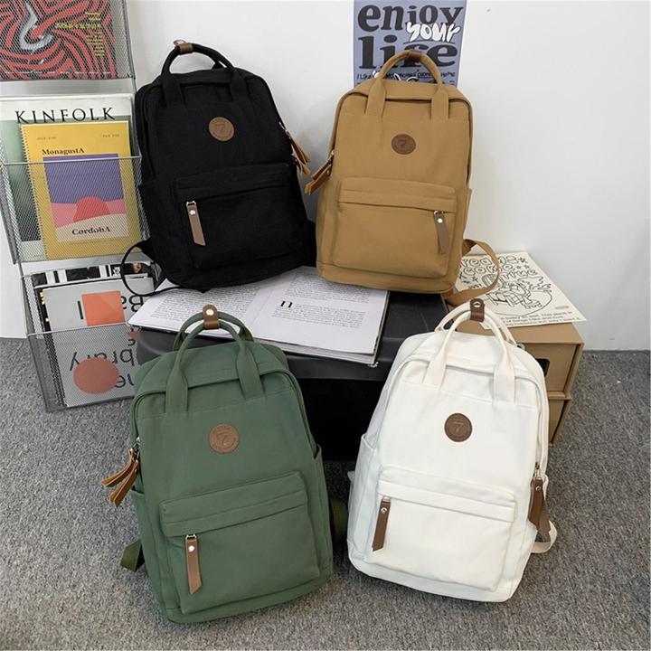 Immagine prodotto Only-Bags.Store Zaino vintage ad alta capacità, borsa per laptop, zaino in tela, zaino per la scuola superiore
