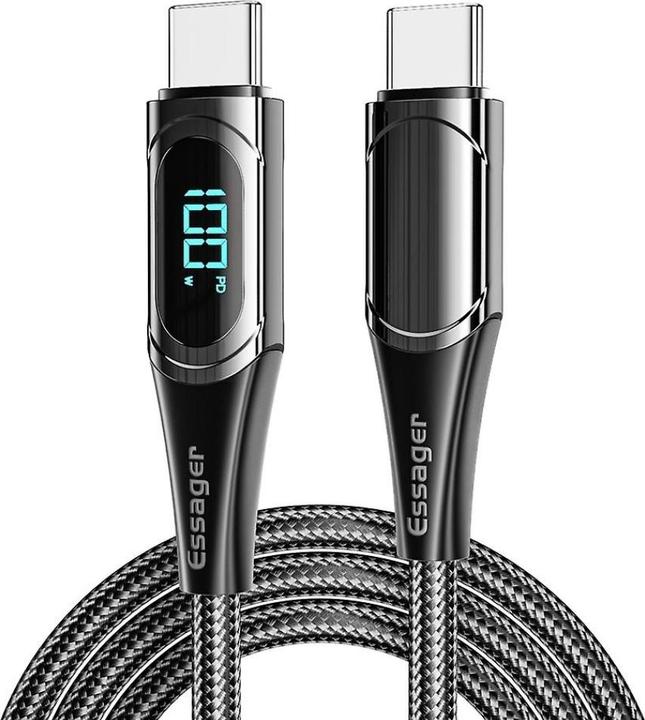 Actual product image Essager USB C — USB C (2 m, USB 3.2 Gen 1, 100 W)