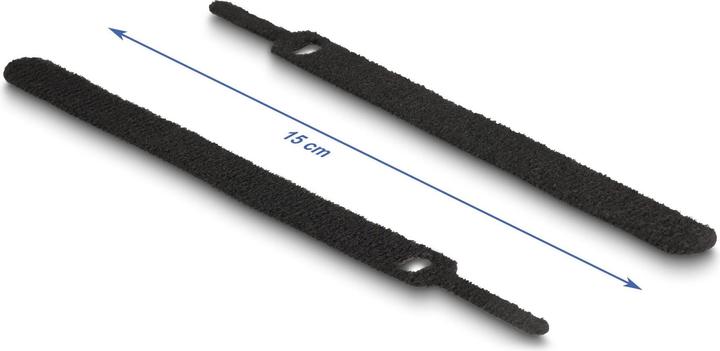 Actual product image Delock Velcro cable tie L 150 x W 12 mm coloured Set of 10 pieces (Velcro cable ties, 150 mm, 10 pcs.)