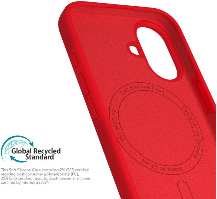 Immagine prodotto Vonmählen Custodia in silicone morbido per iPhone 16 (Apple iPhone 16)