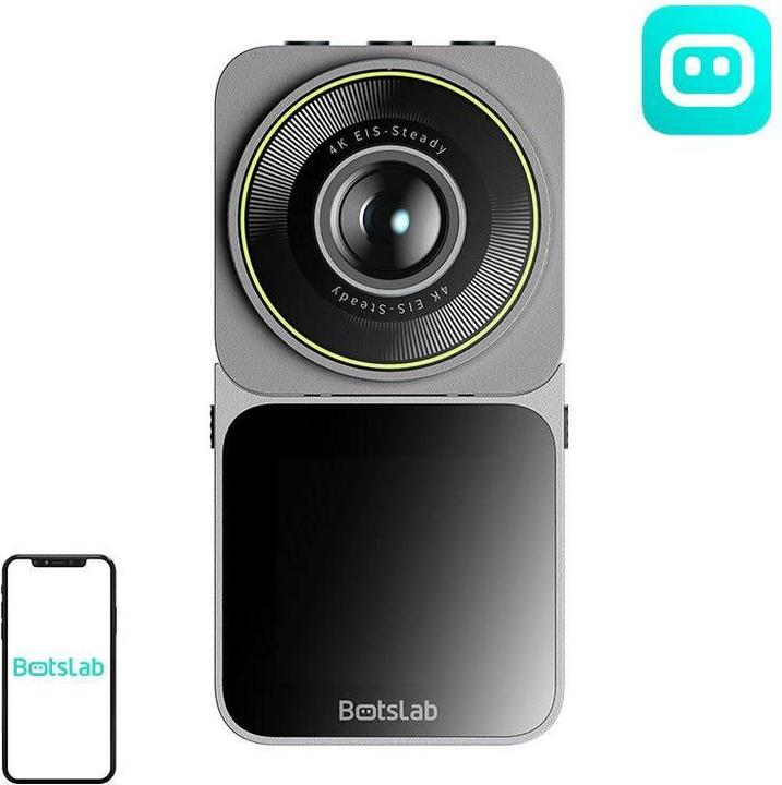 Image du produit Botslab Wideorejestrator V9H (WiFi, Microphone intégré, Vision nocturne, Écran intégré, Batterie, Récepteur GPS, Accéléromètre, 4K)