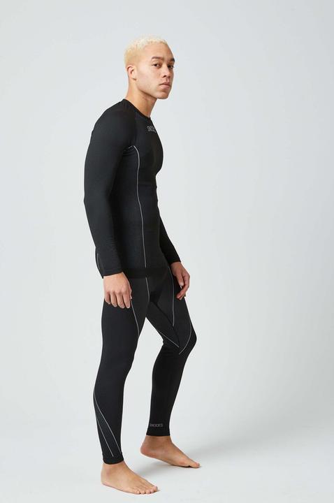 Image du produit Snocks Sous-vêtements thermiques pour hommes avec trou pour le pouce (3XL)