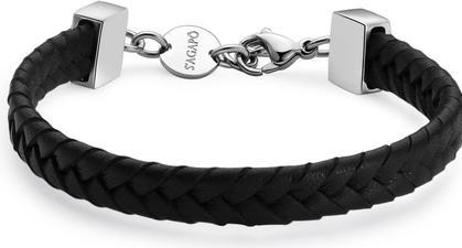 Immagine prodotto Sagapo S'Agapo Men's Leather Bracelet Ripple Collection 220mm (22 cm)