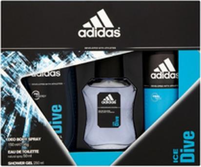 Immagine prodotto adidas Set regalo Ice Dive - Eau De Toilette 50 Ml, Deodorante Spray 150 Ml e Gel doccia 250 Ml