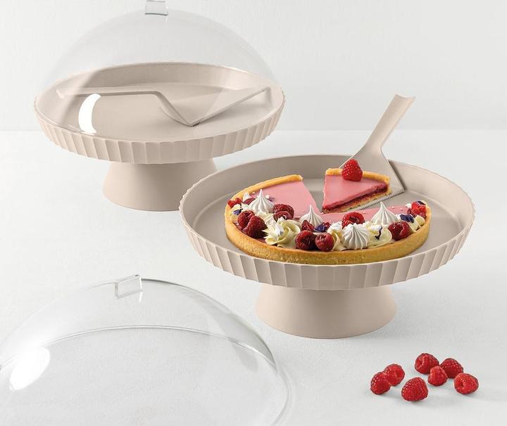 Produktbild Blim Plus Schale auf Fuss Agora mit Haube und Kuchenheber ø 30 cm