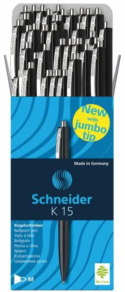 Produktbild Schneider Kugelschreiber K15 JS 3081 schwarz, nachfüllbar (Schwarz, 1 x)