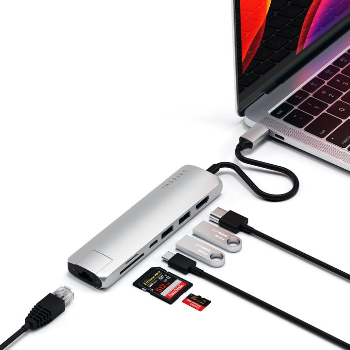 Image du produit Satechi USB-C Slim Multi-port (USB-C, 7 Ports)