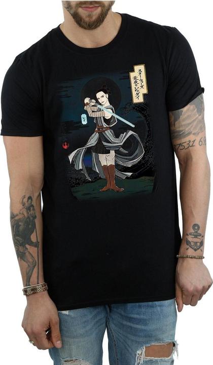 Immagine prodotto Star Wars The Last Jedi Japanese Rey Maglietta Uomo (XXL)