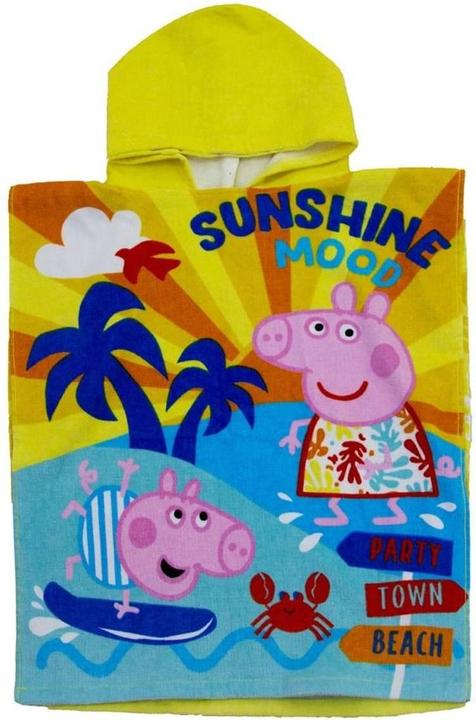 Actual product image Peppa Pig Childrens/Kids Ocean Hooded Towel
