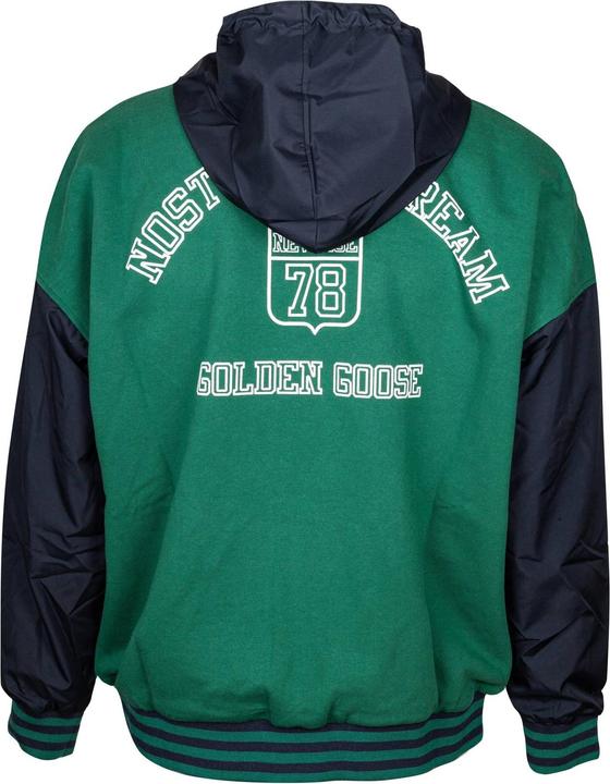 Immagine prodotto Golden Goose reversible cotton and nylon sweatshirt color green and blue (M)