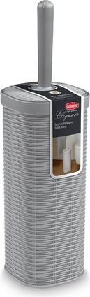 Produktbild Kerbl Stefanplast Elegance Rattan Toilettenbürstenhalter Grau