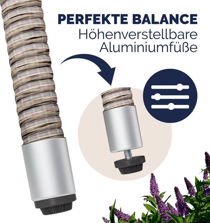Immagine prodotto Casaria Tavolo da balcone in polyrattan (60 cm)