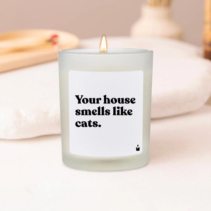 Produktbild Chatty Candles Duftkerze Flowery Your house smells like cats.