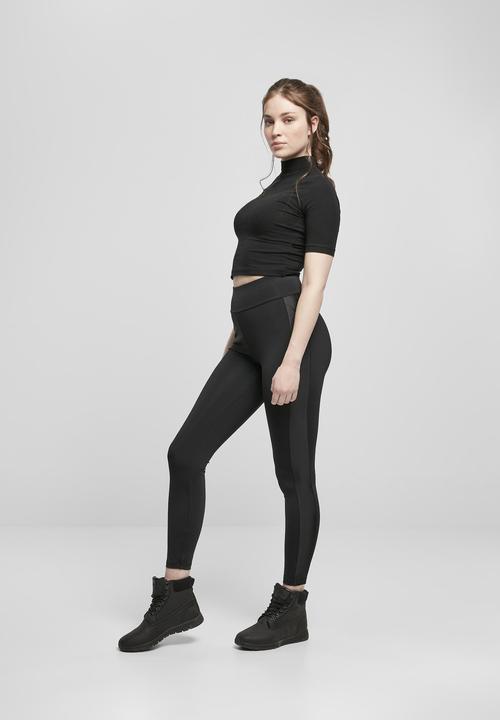 Produktbild Urban Classics Ladies Highwaist Shiny Stripe Leggings (XS)