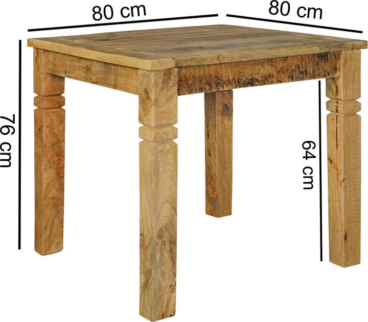 Produktbild Wohnling Rustica (80 x 80 x 76 cm)